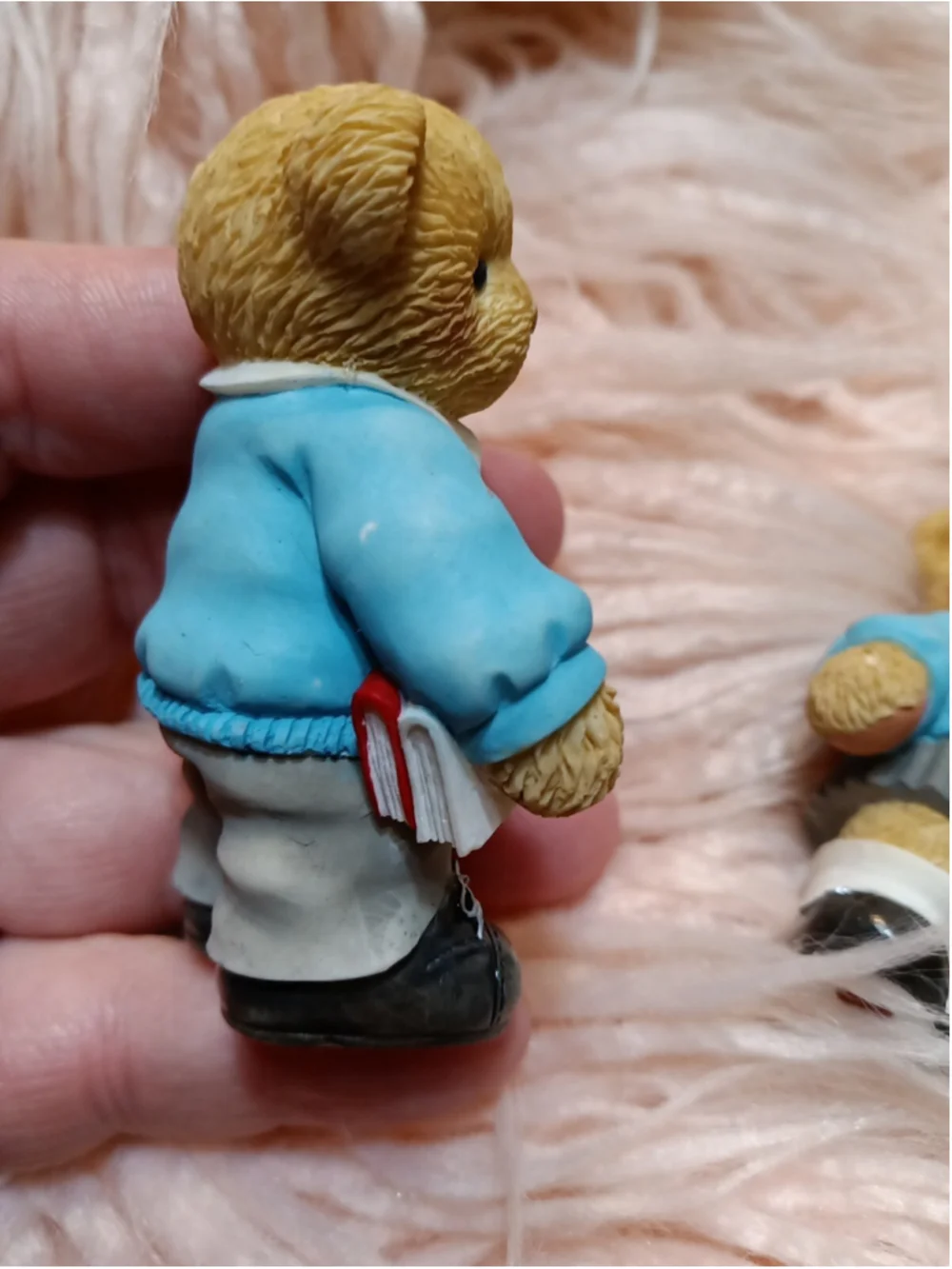 Cherished Teddies School Boy & Girl Learn All There Is To Learn 2003 Rare Set